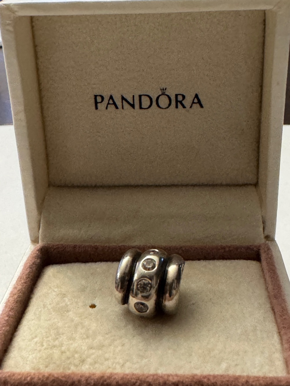 Pandora Champagne Swirl Charm